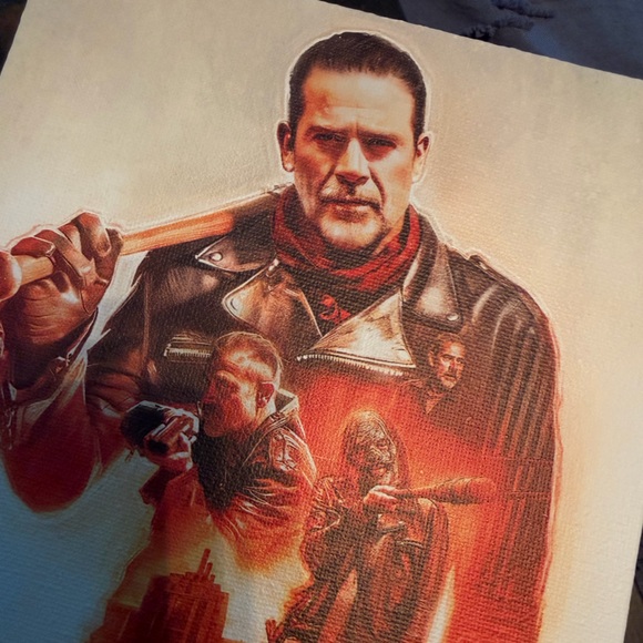 The Walking Dead Negan Canvas Art Print - Picture 5 of 6